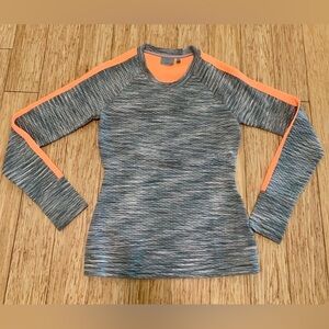 Athleta Gray and Orange Athletic Top